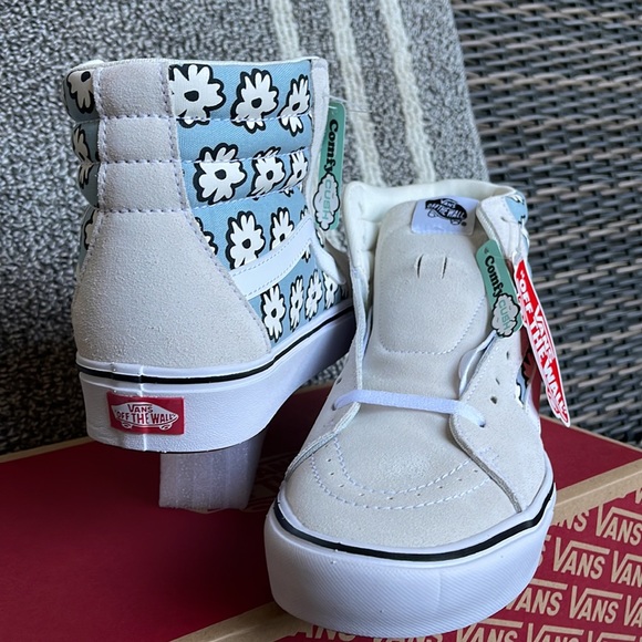 Vans Comfycush Sk8-Hi Mixed Cozy Marshmallow Pastel MENS - Picture 10 of 16